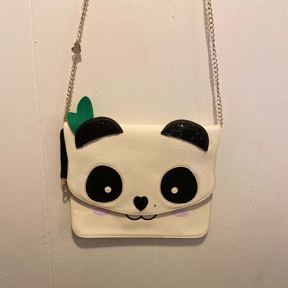 Betsey Johnson panda purse